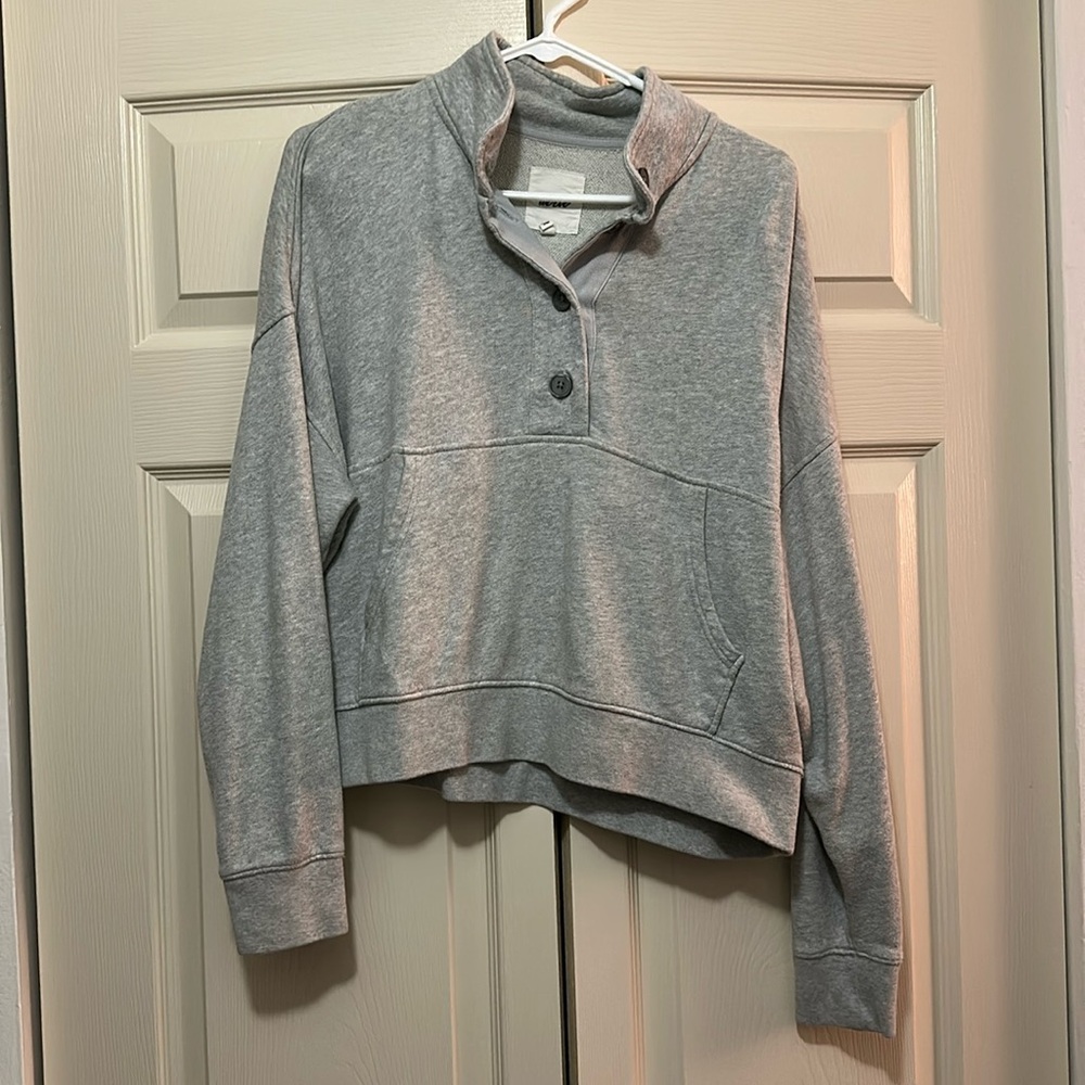 Aerie half button sweater